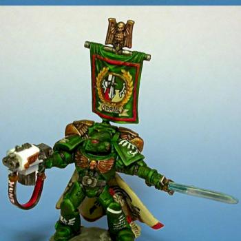 Dark Angels Space Marine Commander by thatguyjames
