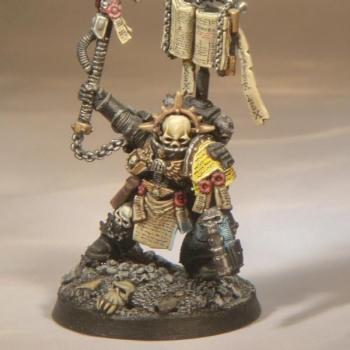 Brother Chaplain Jeremiah of the 4th Imperial Fist company by Kaleb Daark