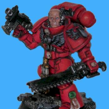 Blood Angels Sergeant by ArtFromGrave