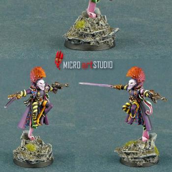 Eldar Harlequin Troupe Master by MiG