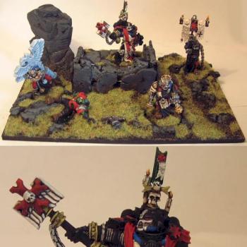 Grimaldus & Retinue by emperorbeef