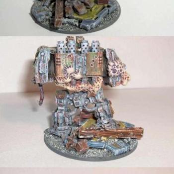 Death Guard Battle damaged Dreadnought by Matyilinko