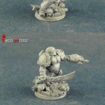 Death Guard Aspiring Champion by Asmodean