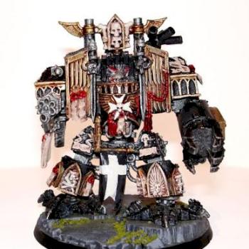 Black Templars Dreadnaught by ivincatania