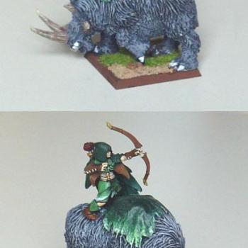 Convert of Wood Elves Glade Guard by PloxXx