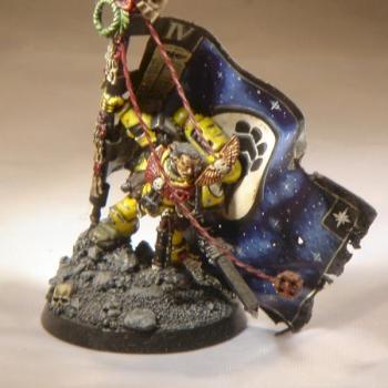 Brother Emmanuel of the 4th Imperial Fists Company by Kaleb Daark