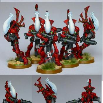 Eldar Wraithguard Saim Hann Squad by nels0nmac