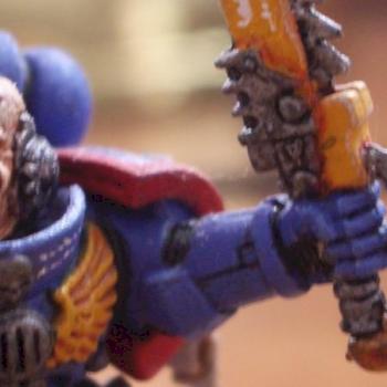 Space Marines Captain by adamp