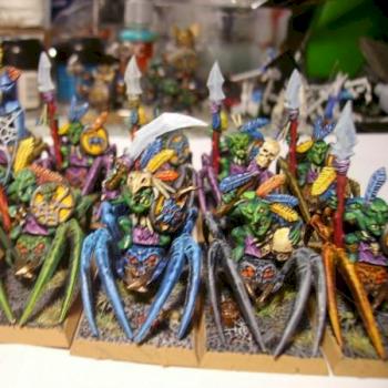 Goblin spider riders by mrramones