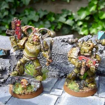 Nurgle Death Guard marines by kerrigan