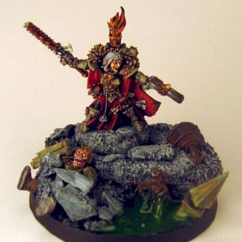 Sisters of Battle Cannoness by slorak