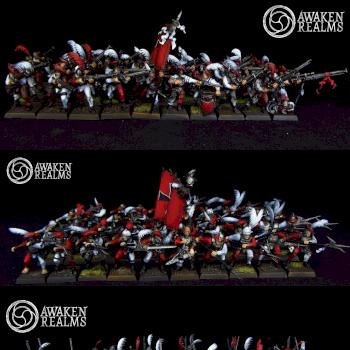 Warhammer Empire State Troops Handgunners / Halberdiers / Pistoliers by Awaken Realms