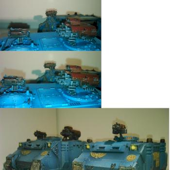 Razorback et Rhino Ultramarines by Bruce33