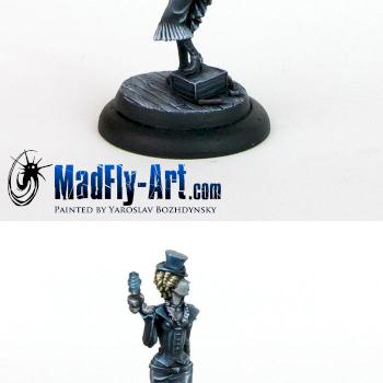SteamPunk Jen Haley 'All the Shades of Grey' by MadFlyArtStudio
