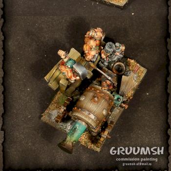 Dwarfs flame cannon by Gruumsh