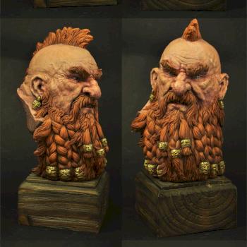 Dwarf Bust by Scibor