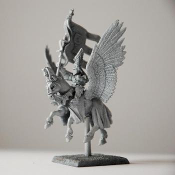Bretonnian Pegasus Standard Bearer by Gopal