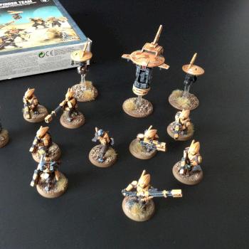 Pathfinder Team, Späherteam, Tau, Warhammer 40k by Rumble-Painting