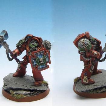 Blood Angels Terminator with Thunder Hammer by Old Mini Junky