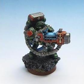 Dark Angels Marine with Heavy Plasma by Old Mini Junky