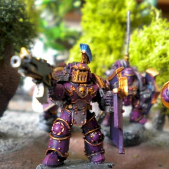 Emperors Children Boarding Marine Sergeant by Talyras