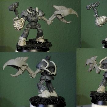 Iron Hands Terminator Capitain conversion by chaos spawn