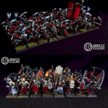 Warhammer Empire State Troops Halberdiers / Swordsmen / Flagellants by Awaken Realms