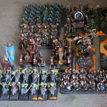 Chaos Dwarf Army by Czopsquad