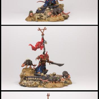 Skaven Warlord scene by gordysane