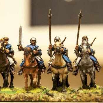 Bretonnian mounted Yeomen by Gopal