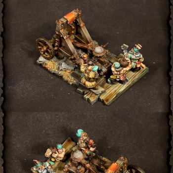 Dwarfs stone thrower by Gruumsh