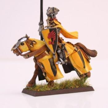Mounted Grail Knight by birkwood