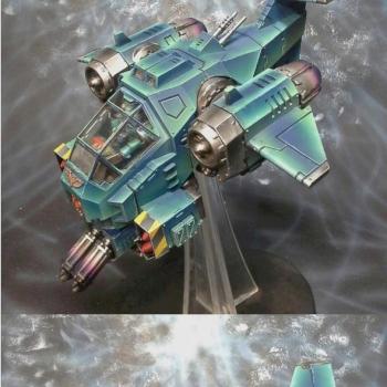 Space Marine Stormtalon Gunship by HellBase1