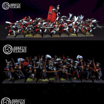 Warhammer Empire State Troops Halberdiers / Archers / Freikorps Militia by Awaken Realms