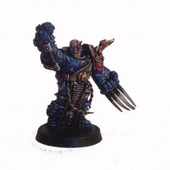 work in progress,ultramarines master by miniatureheaven