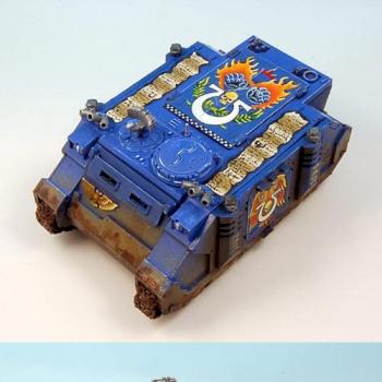 Warhammer 40K Ultramarines Rhino by rene