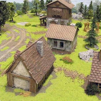 Windmill,  baker and farm by Dirk