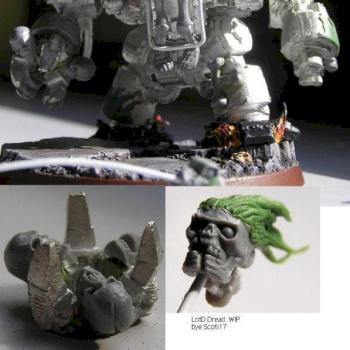 WIP Legion of the Damned Dreadnought by Scoti17