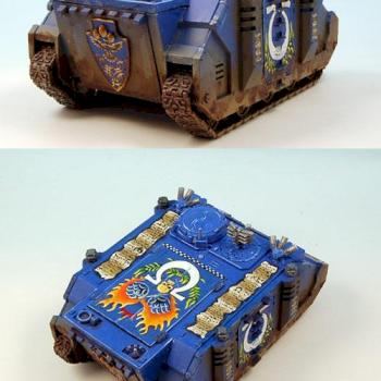 Warhammer 40K Ultramarines Rhino by rene