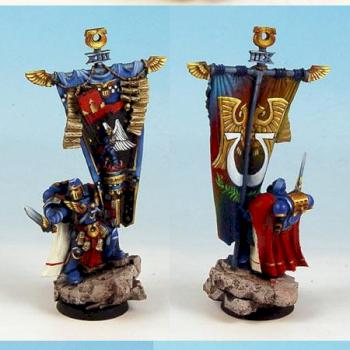 Warhammer 40K Ultramarines Honor Guard Standard by rene