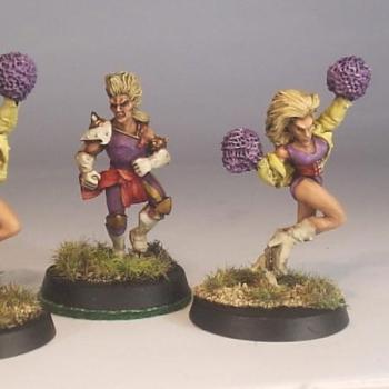 Blood Bowl team The Elfheim Eagles by cornishmikey