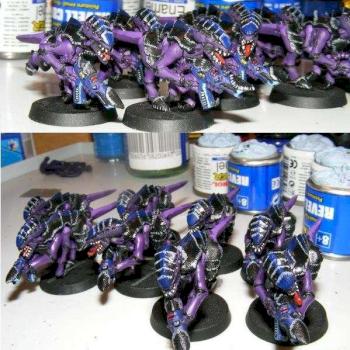 Termagaunts with Fleshborers by Zoolika