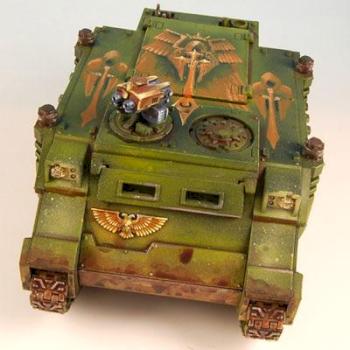 Warhammer 40K Dark Angels Rhino by rene