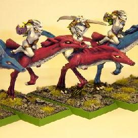 Cult of slaanesh demonette on steed by sirus80