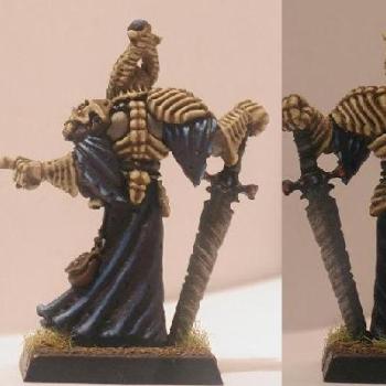 Chaos Sorcerer in Bone Armour by Khastarax