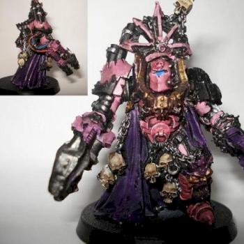 Chaos Lord in Terminator armor by Warhams
