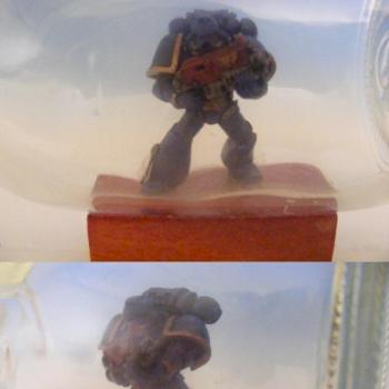 Space Marine in a Bottle by Deora