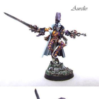 eldar harlequin troupe master by aurelio