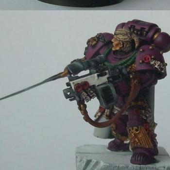 Pre-Heresy Emperor's Children Veteran Sergeant by crazy irish