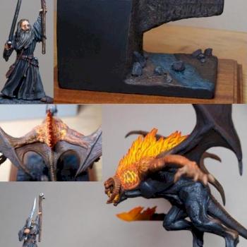 Gandalf vs Balrog: Khazad-dûm Battle by Danuir